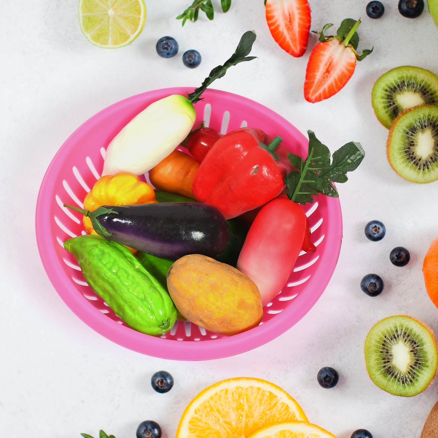5245 Round Unbreakable Plastic Basket with Handle, Organizers & Storage Basket for Fish, Fruit, Vegetable, Multipurpose Use ( MOQ = 10 ) DeoDap 5245 Round Unbreakable Plastic Basket with Handle, Organizers & Storage Basket for Fish, Fruit, Vegetable, Multipurpose Use ( MOQ = 10 ) DeoDap